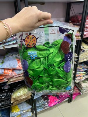 Metalik Açık Yeşil 12 inç Balon
