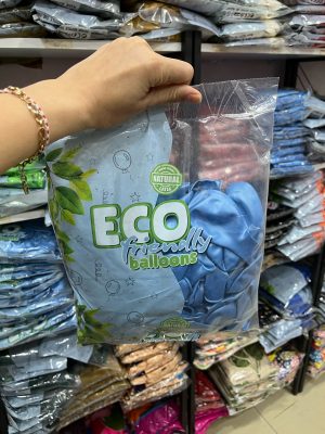 Metalik Açık Mavi 12 inç Balon