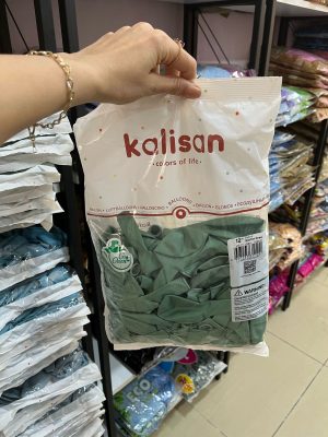 Pastel Kalisan Kış Yeşili 12 inç Balon