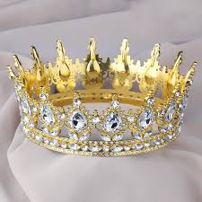 Gold Altın Tam Tur Pasta Tacı